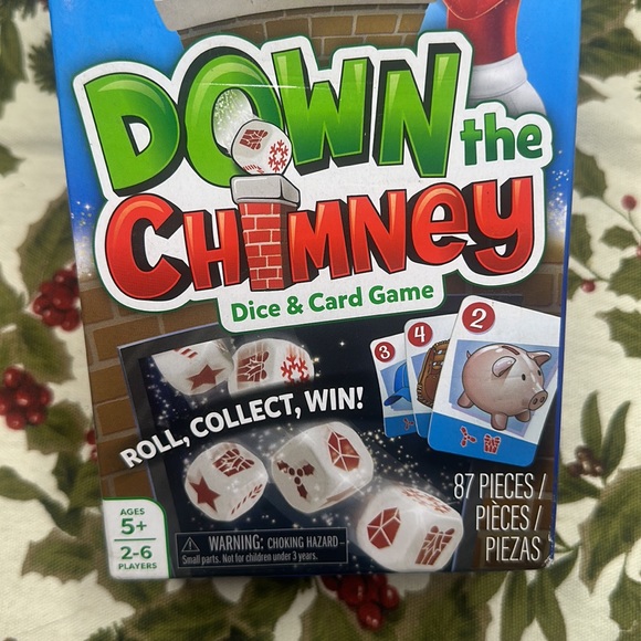 The elf on the shelf Down the Chimney Dice & Card Game 5+ 2-6 players 87 pieces - Picture 3 of 5